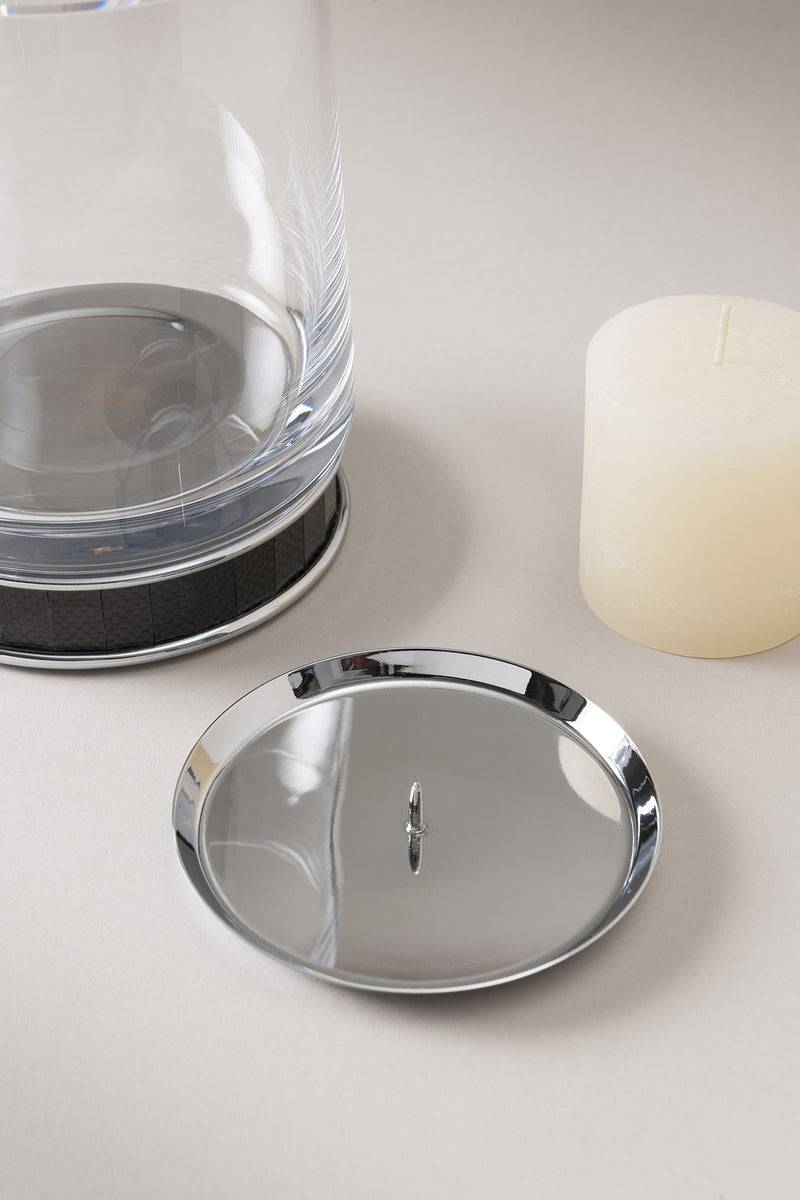 Lorenzi Milano Porta candele grande in Carbonio Saldi