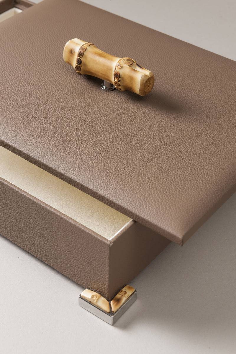 Lorenzi Milano Porta oggetti rettangolare in Bambù Promozione Limitata