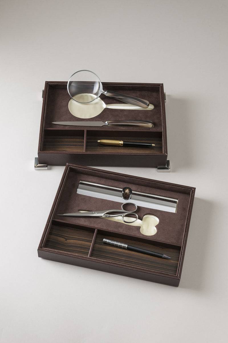 Lorenzi Milano Set scrivania in Zebu Italy