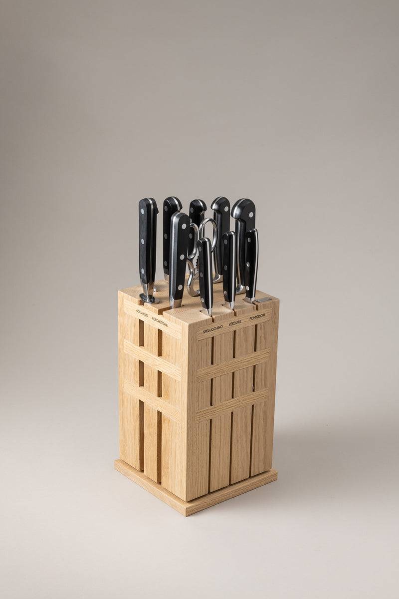 Lorenzi Milano Set coltelli da cucina piccolo in Noce canaletto Negozio