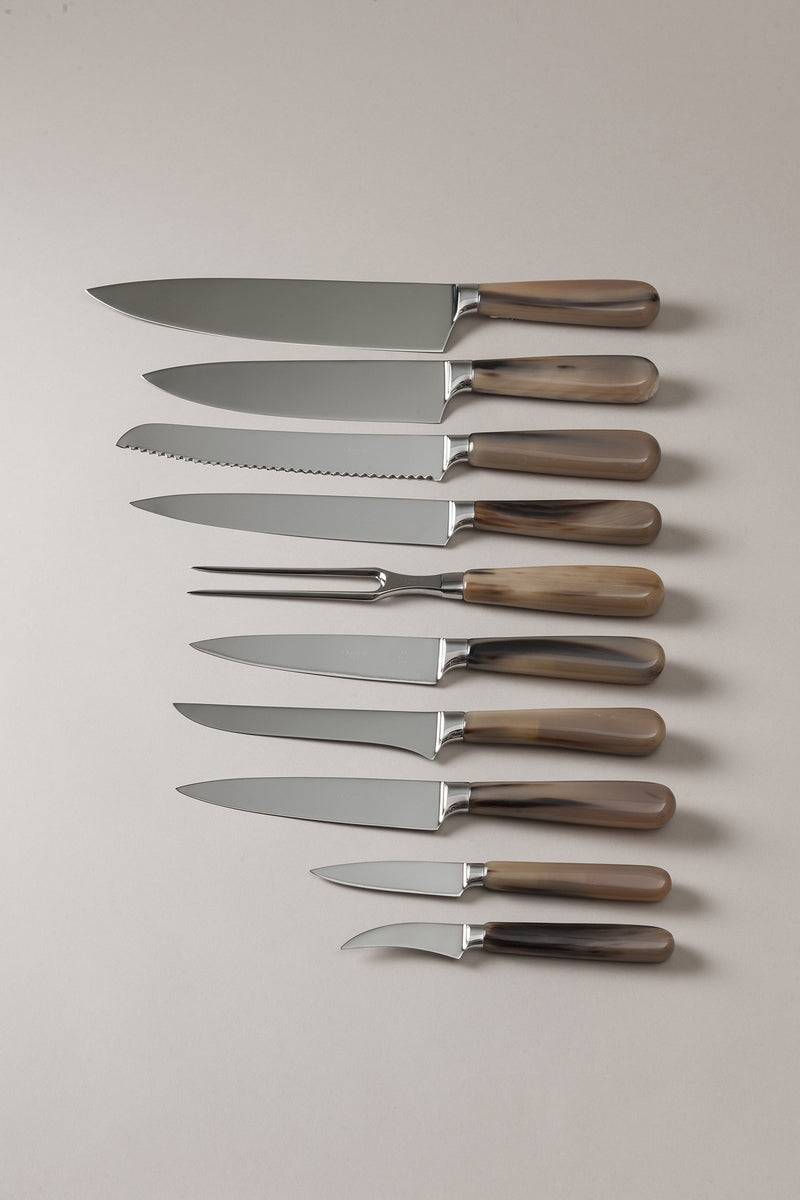 Lorenzi Milano Set coltelli da cucina in Zebu 2025