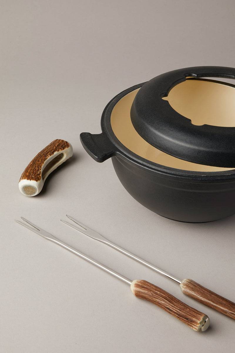 Lorenzi Milano Set fonduta Bourguignonne in Cervo (palco) Fino al 65% di sconto
