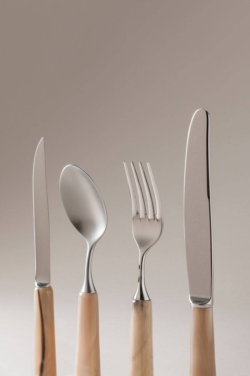 Lorenzi Milano Set posate da tavola in Zebu Sottocosto
