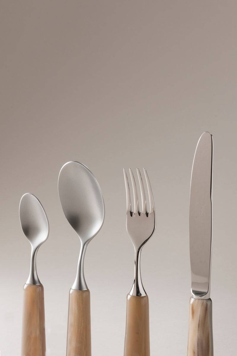 Lorenzi Milano Set posate da tavola in Zebu Sottocosto