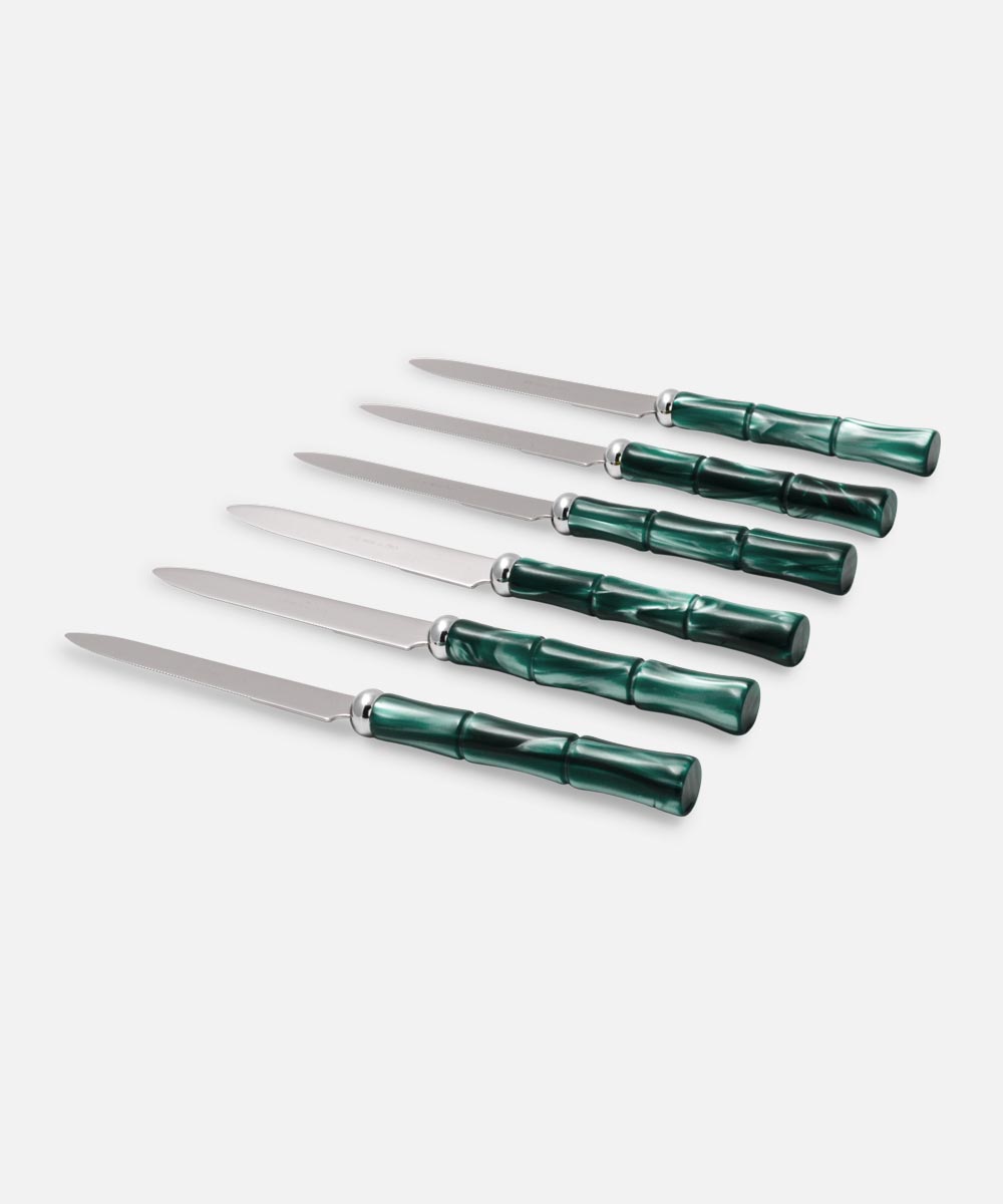 Rivadossi Sandro Bamboo Set 6 coltelli tavola