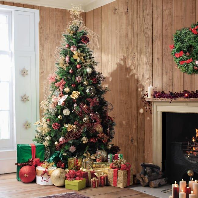 Leroymerlin Albero di Natale artificiale Livigno verde H 210 cm x Ø 119 cm Convenienza