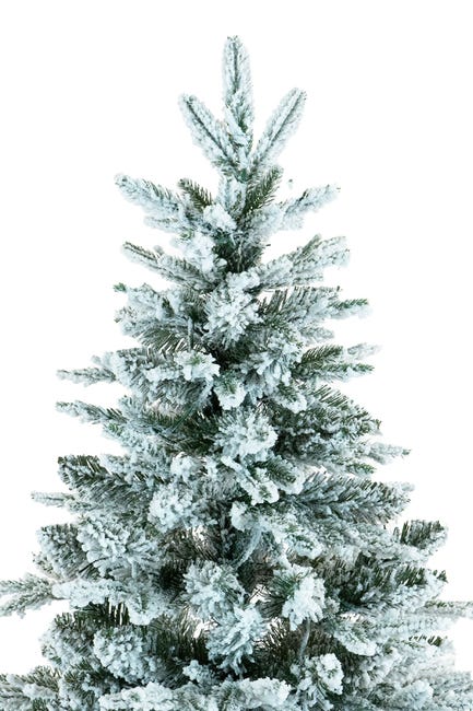 Leroymerlin BOP Albero di Natale Innevato NewArtemide 240 cm con Base Tronco Incorporata Fogliame in PE Real Touch e PVC Borsa Omaggio Apertura ad Ombrello Offerta