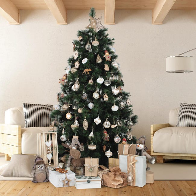 Leroymerlin Albero di Natale artificiale Marittimo verde H 210 cm x Ø 125 cm Offerte