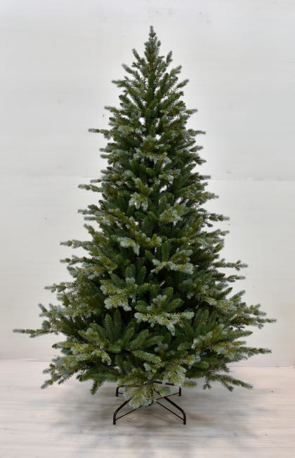 Leroymerlin Albero di Natale artificiale innevato Olaf verde H 210 cm x Ø 142 cm Negozio
