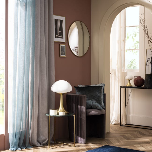 Leroymerlin Tenda INSPIRE Soft verde fettuccia e passanti nascosti 200x280 cm Italia