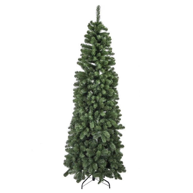 Leroymerlin Albero di Natale Slim 451 rami Verde ø64 h150 mod. Monte Slim 2025