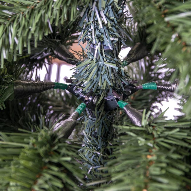 Leroymerlin Albero di Natale Slim 451 rami Verde ø64 h150 mod. Monte Slim 2025
