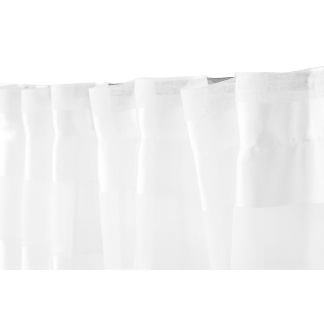 Leroymerlin Tenda Maryline bianco fettuccia e passanti nascosti 140x280 cm Nuovo
