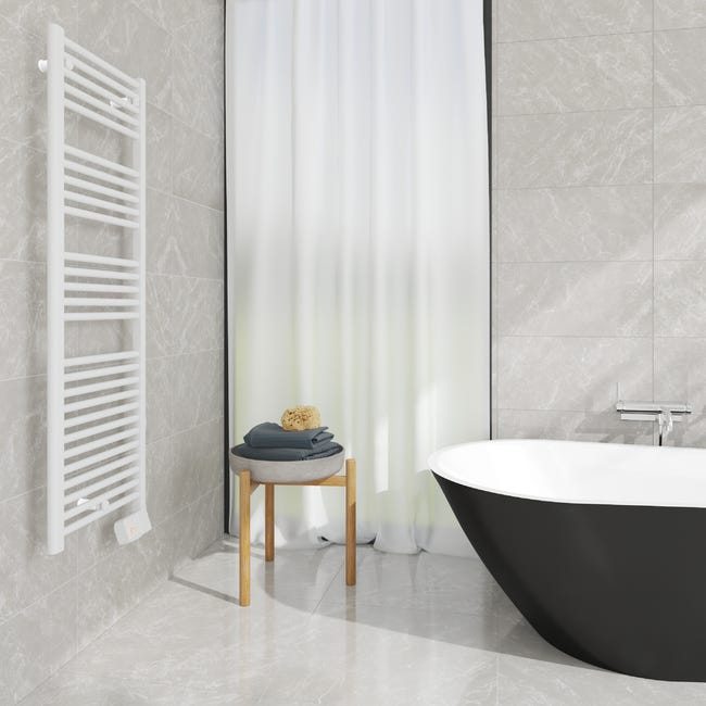Leroymerlin Scaldasalviette elettrico EQUATION Kaltar L 50 cm bianco Nuova
