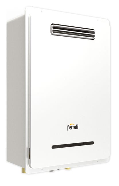Leroymerlin Scaldabagno a gas metano FERROLI Externo 11 l/min Italia