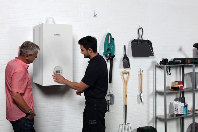 Leroymerlin Caldaia a gas a condensazione 24 Kw BOSCH GC1200W 24 C 23 Spedizione Gratuita