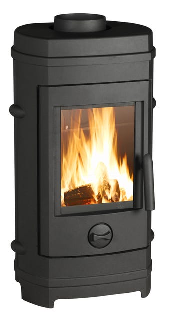 Leroymerlin Stufa a legna INVICTA Remilly 7 kW antracite Promozione Limitata