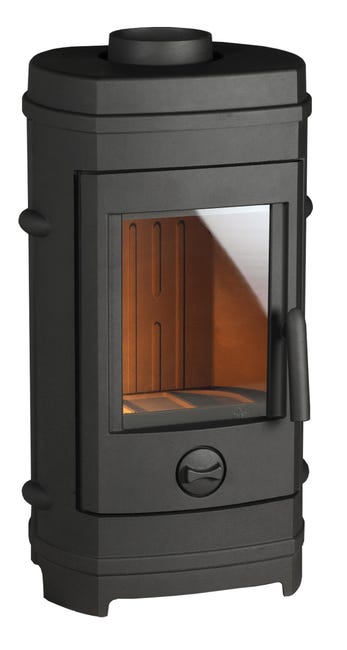 Leroymerlin Stufa a legna INVICTA Remilly 7 kW antracite Promozione Limitata