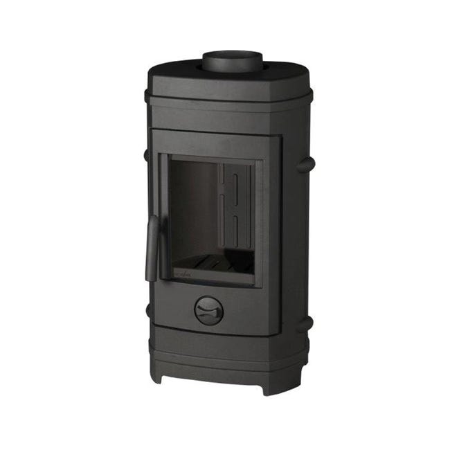 Leroymerlin Stufa a legna INVICTA Remilly 7 kW antracite Promozione Limitata