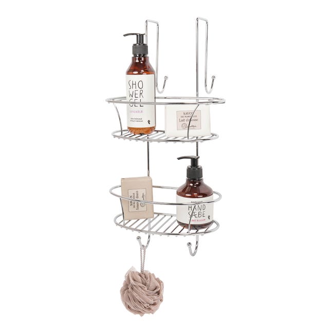 Leroymerlin Organizer per doccia per parete doccia Spider cromo Outlet