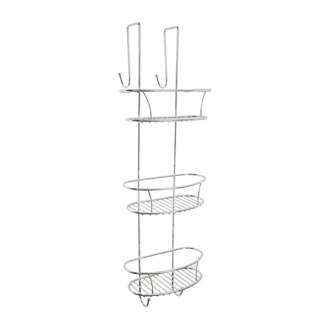 Leroymerlin Organizer per doccia per porta doccia Spider cromo