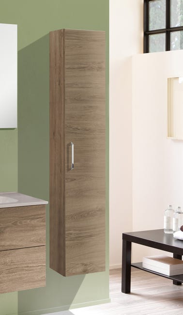 Leroymerlin Colonna per mobile bagno Noa 1 anta P 27 x L 30 x H 160 cm rovere nabucco Italy