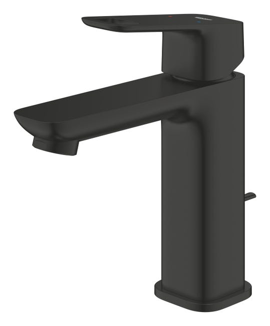 Leroymerlin Rubinetto per lavabo a canna media Clova Pulse nero spazzolato opaco GROHE Nuovo