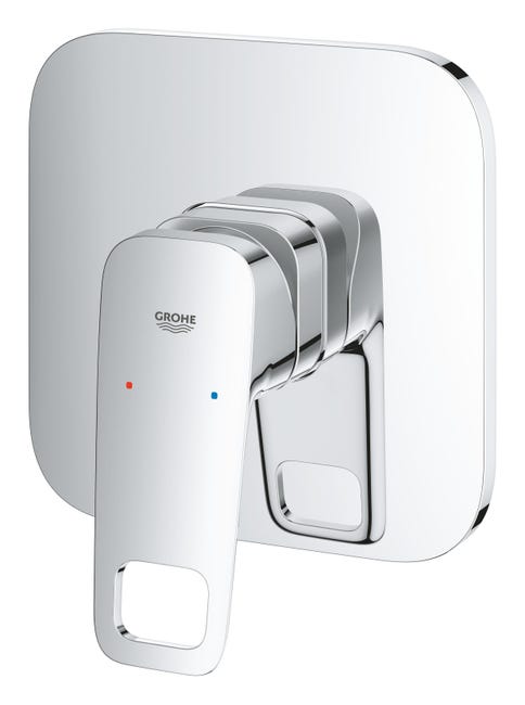Leroymerlin Rubinetto per doccia ad incasso miscelatore monocomando Clova Pulse cromo lucido GROHE