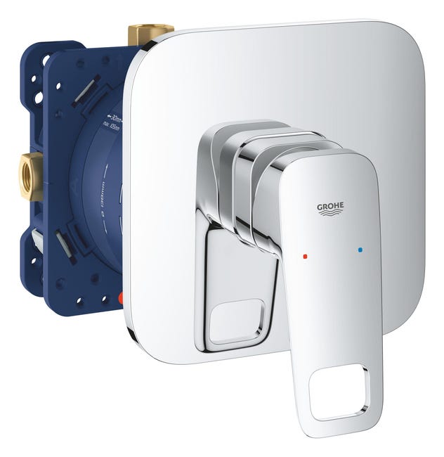 Leroymerlin Rubinetto per doccia ad incasso miscelatore monocomando Clova Pulse cromo lucido GROHE Qualità