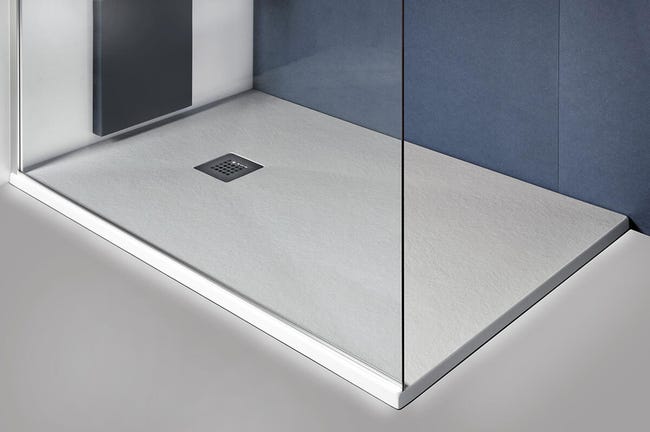 Leroymerlin Piatto doccia in resina effetto pietra L 120 x L 70 cm bianco Vendita