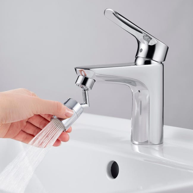 Leroymerlin Aeratore Aeratore Bubble stream SPIN 2 getti cromo Fino Al -60%