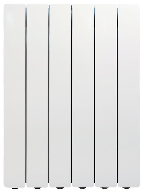 Leroymerlin Radiatore acqua calda PRODIGE MODERN in alluminio 6 elementi interasse 600 mm bianco Economico