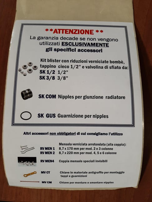 Leroymerlin Radiatore acqua calda EQUATION Comby in acciaio 4 colonne 15 elementi interasse 8350 mm bianco Online