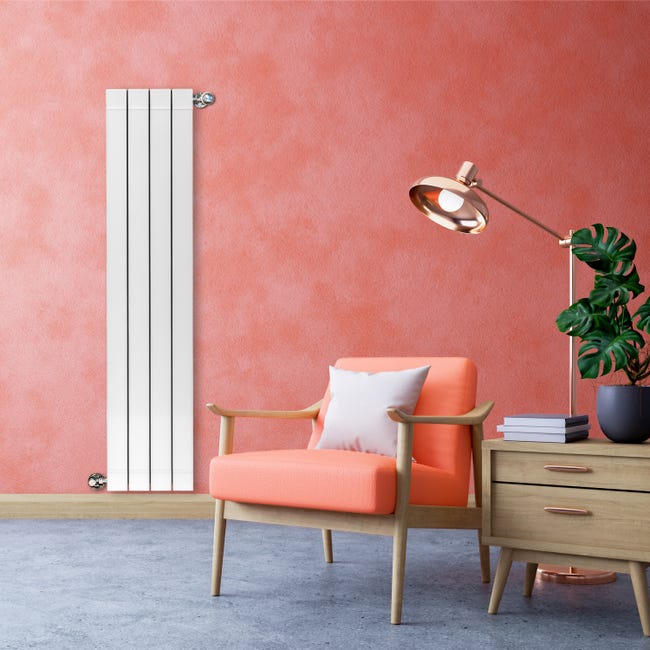 Leroymerlin Radiatore acqua calda PRODIGE SUPERIOR in alluminio 4 elementi interasse 1400 mm bianco In Saldo