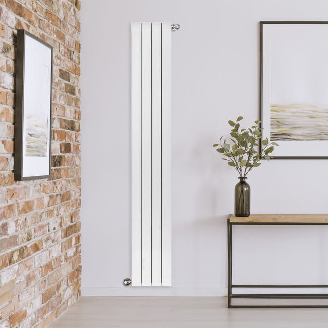 Leroymerlin Radiatore acqua calda PRODIGE SUPERIOR in alluminio 4 elementi interasse 2000 mm bianco Convenienza