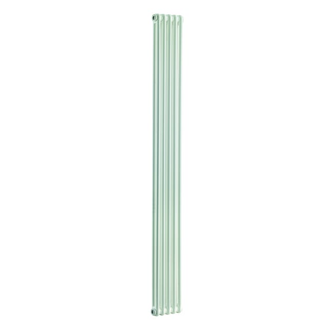 Leroymerlin Radiatore acqua calda EQUATION Comby in acciaio 2 colonne 5 elementi interasse 1935 mm bianco