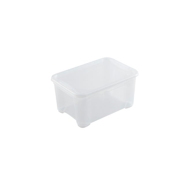 Leroymerlin Scatola Spaceo XS L 38 x H 19 x P 26.5 cm trasparente Sconto