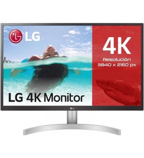 Leroymerlin LG 27UL550P-W monitor computer 68 6 cm (27") 3840 x 2160 Pixel 4K Ultra HD LED Argento Outlet