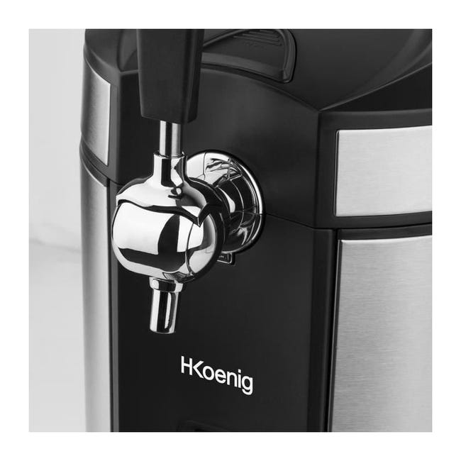 Leroymerlin H.Koenig Spillatore Birra BW1880 Compatibile con i Fusti Universali Pressurizzati e Non da 5L 65W Offerta per la Festa della Mamma