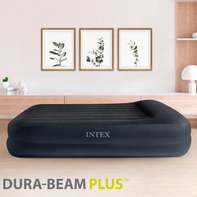 Leroymerlin Intex 64124ND - Materasso Dura-Beam Pillow Rest Raised Autogonfiante 152x203x42 cm Offerte esclusive