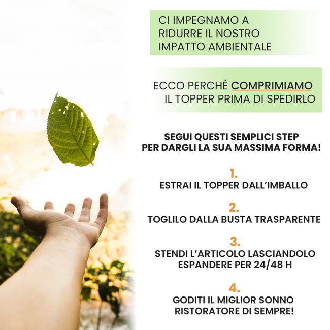 Leroymerlin TOPPER AIR TRASPIRANTE CON ELASTICI SOFFIETTO 3 CM SINGOLO 80x195 cm Bestseller