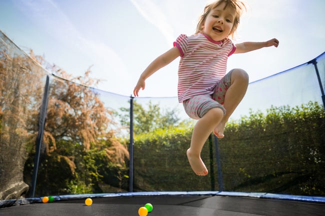 Leroymerlin Balzo Trampolino Tappeto diametro 305 Elastico con Rete di Sicurezza 8 Pali Imbottiti Scaletta e Rivestimento sui Bordi Ideale per Giardino Offerte giornaliere