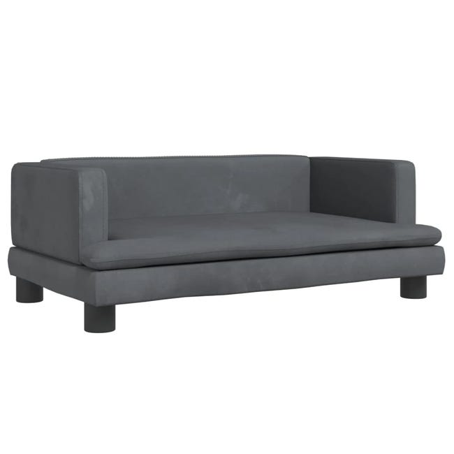 Leroymerlin vidaXL Lettino per Cani Grigio Scuro 80x45x30 cm in Velluto Fino al 60% di sconto