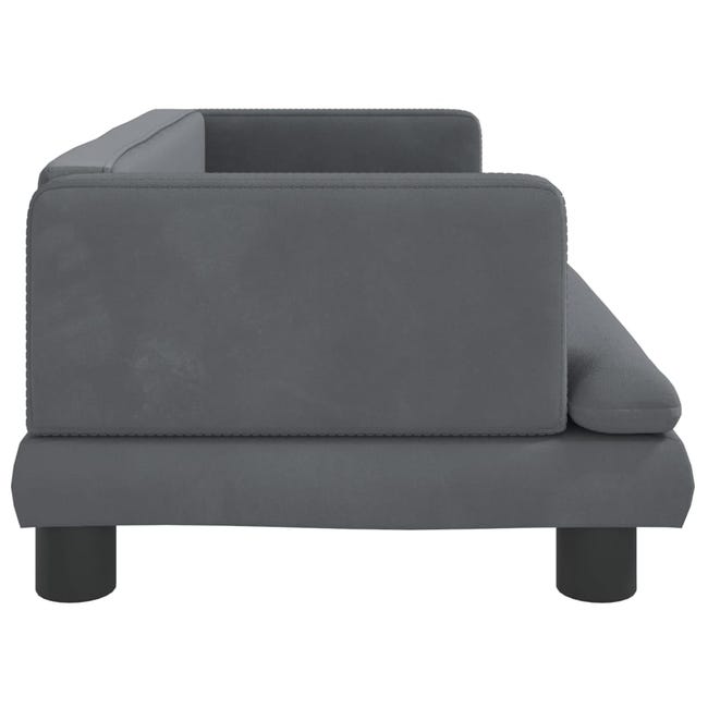 Leroymerlin vidaXL Lettino per Cani Grigio Scuro 80x45x30 cm in Velluto Fino al 60% di sconto