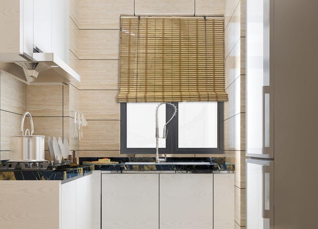 Leroymerlin Tenda a rullo oscurante Atlanta naturale 100x160 cm Offerta speciale della fabbrica