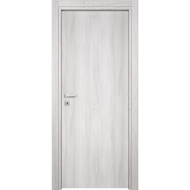 Leroymerlin Porta battente Marben olmo chiaro L 80 x H 210 cm reversibile Super sconto