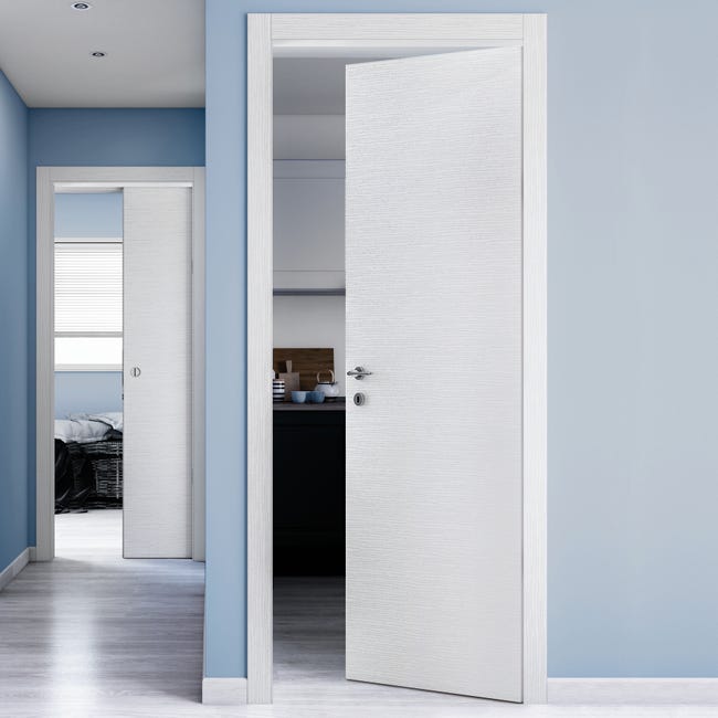 Leroymerlin Porta battente Kent bianco L 70 x H 210 cm reversibile Promozione