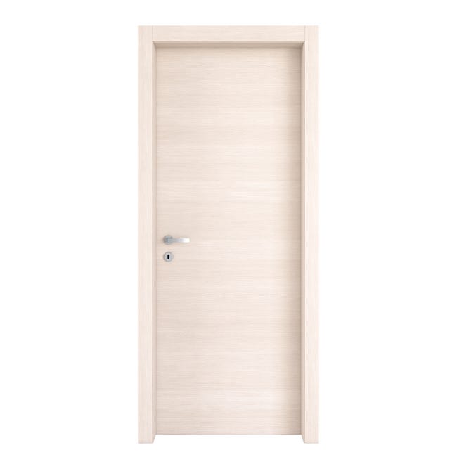 Leroymerlin Porta tamburata battente Lucad grano L 70 x H 210 cm reversibile Qualità Garantita