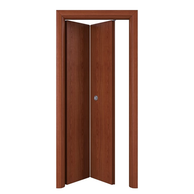 Leroymerlin Porta pieghevole a libro simmetrica Rose ciliegio L 80 x H 210 cm sinistra Novità