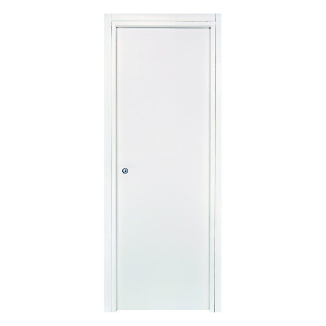 Leroymerlin Porta scorrevole Strauss bianco L 80 x H 210 cm reversibile Offerta